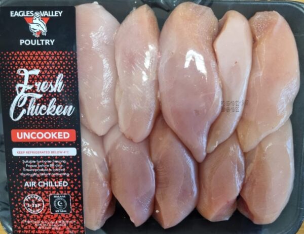 fresh chicken fillets